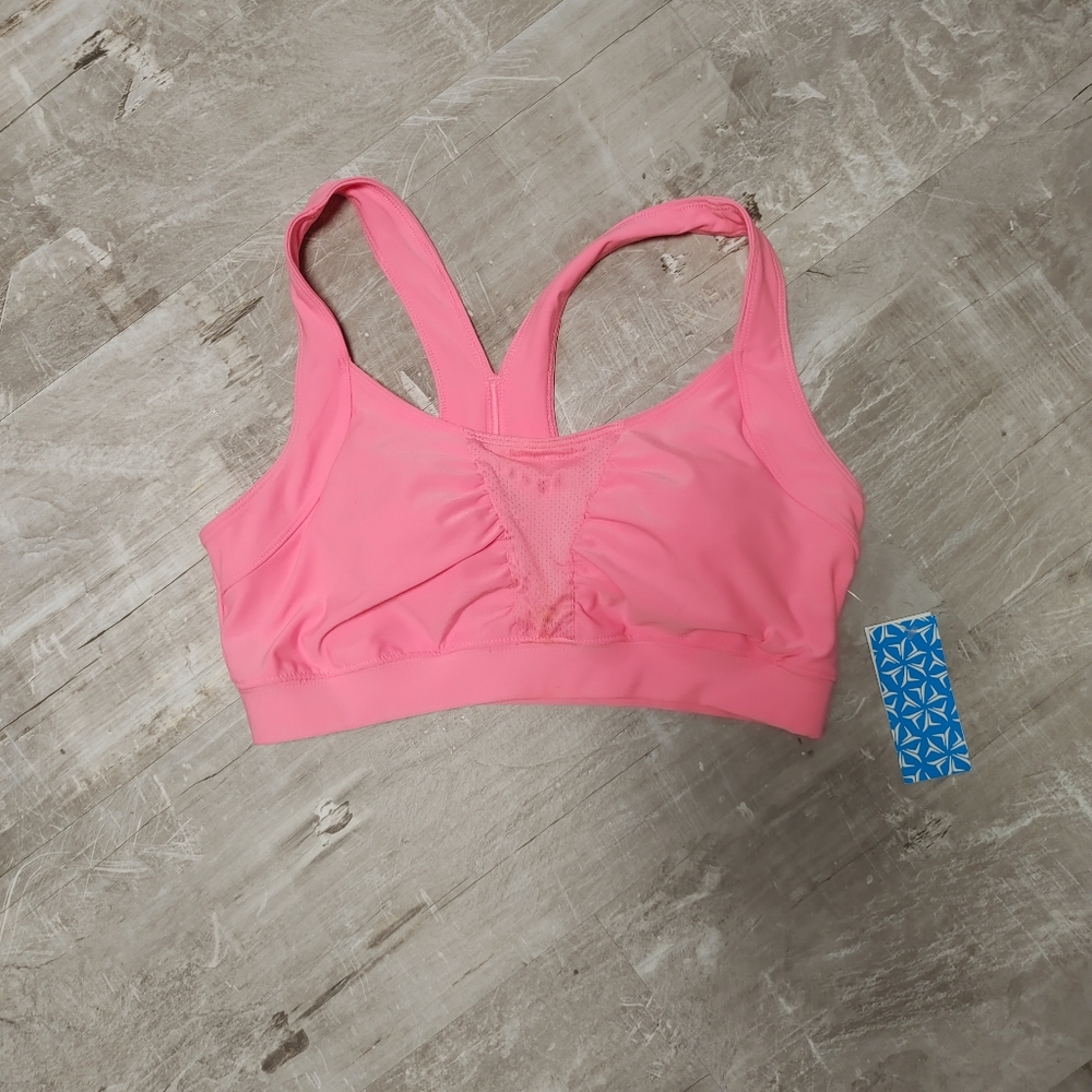 Women's XL Pink Racer back Sports bra